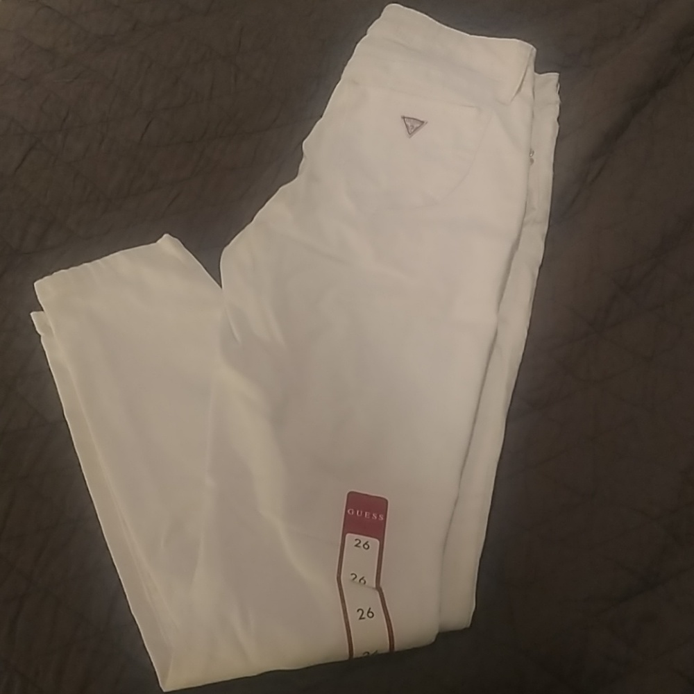 {Guess} White Skinny Jean